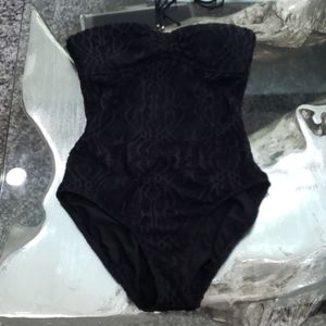 Ralph Lauren lace faux macrame  bathing suit